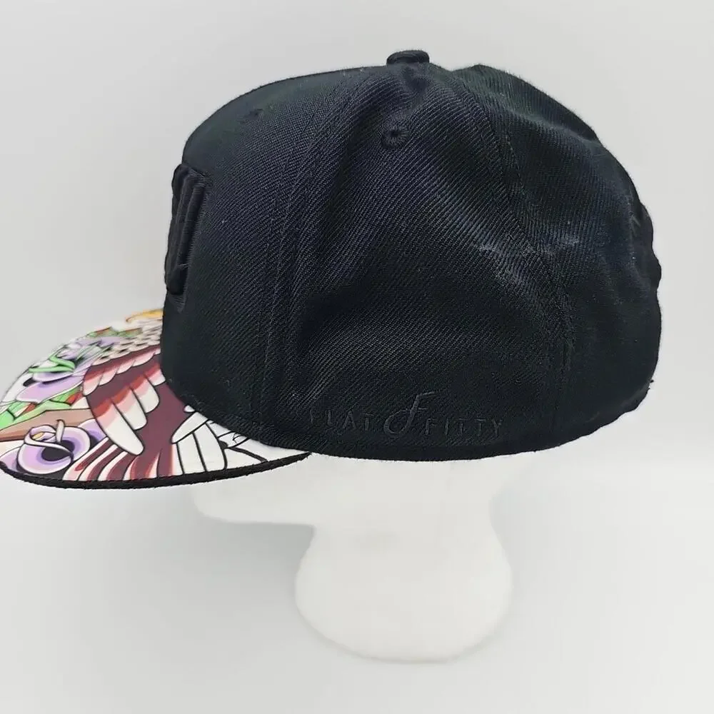 Rare Flat Fitty Die Real Snapback Cap Hat, One Size - Picture 5 of 9